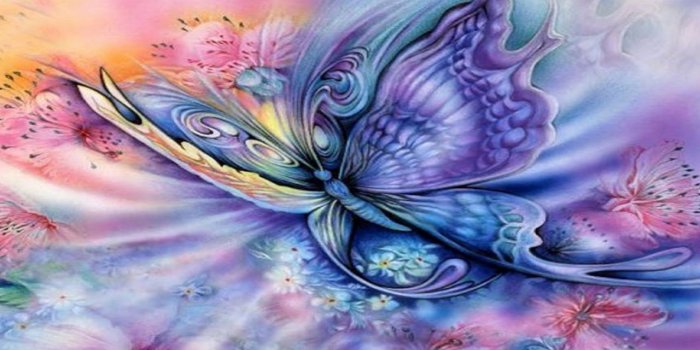1280x804 Blue Purple Butterfly & Floral wallpapers | Blue Purple Butterfly