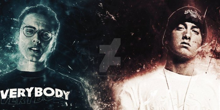1191x670 Logic X Eminem Wallpaper / Artwork ( 2nd ) by krongraphics