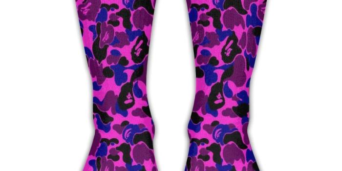 1000x1000 Amazon.com : YUPOISG Bape Camo Wallpaper Crew Socks Compression