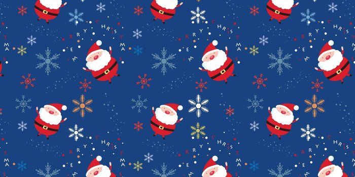 2880x1800 Download Santa Claus Pattern HD Wallpaper - Wallpapers Printed