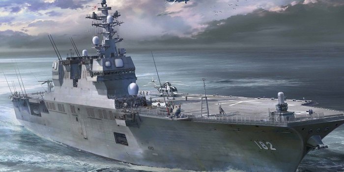 1332x850 Wallpaper The Japanese Navy, DDH-182, JS Ise, Maritime self-defense