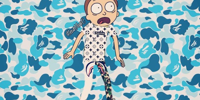 1024x768 Morty X Bape X Yeezy X LV X Supreme | Sneakerheads Amino