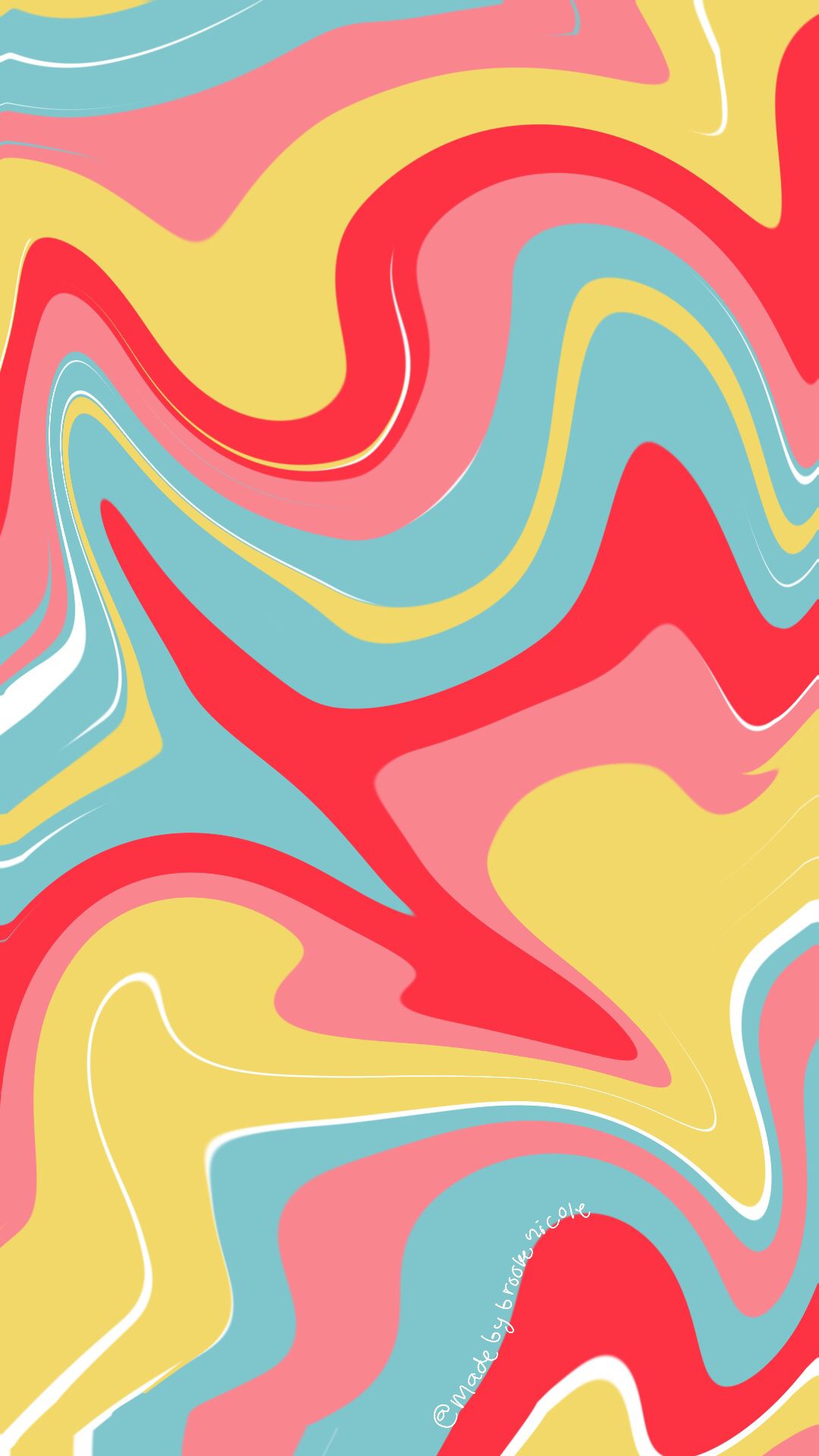 1080x1920 iPhone wallpaper background swirl groovy colorful | for adding