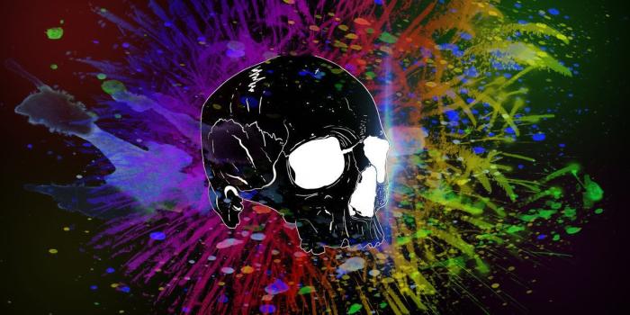 1191x670 3D Colorful Skull Artwork Wallpaper | FanArtworks.com | Skull