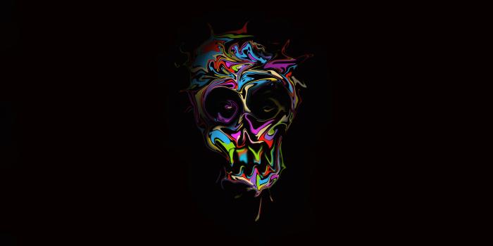 3840x2160 Colorful Skull Dark Art 4k, HD Artist, 4k Wallpapers, Images
