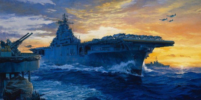 1332x850 Wallpaper Japan, art, aircraft, artist, the carrier, theatre, USA
