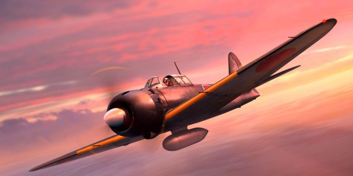 1920x1200 Download wallpapers Mitsubishi A6M Zero, Japanese Fighter, Navy of