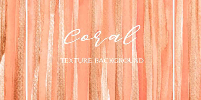 5000x5000 Coral color Trendy sea shell watercolor and gold gouache texture