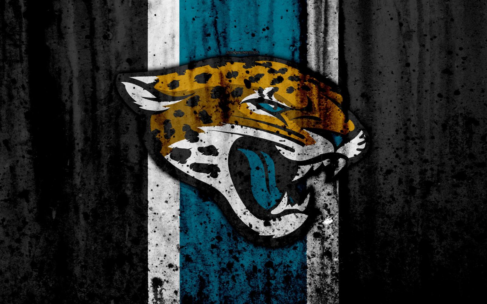 3840x2400 Download wallpapers Jacksonville Jaguars, 4k, NFL, grunge, stone