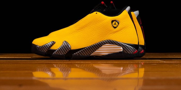 2048x1536 Kid's Air Jordan 14 Retro 'Reverse Ferrari' [BV1218-706]