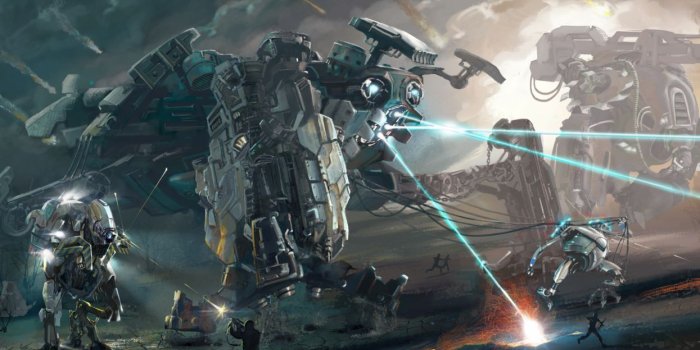 1245x700 Fantasy Robot Battles wallpaper