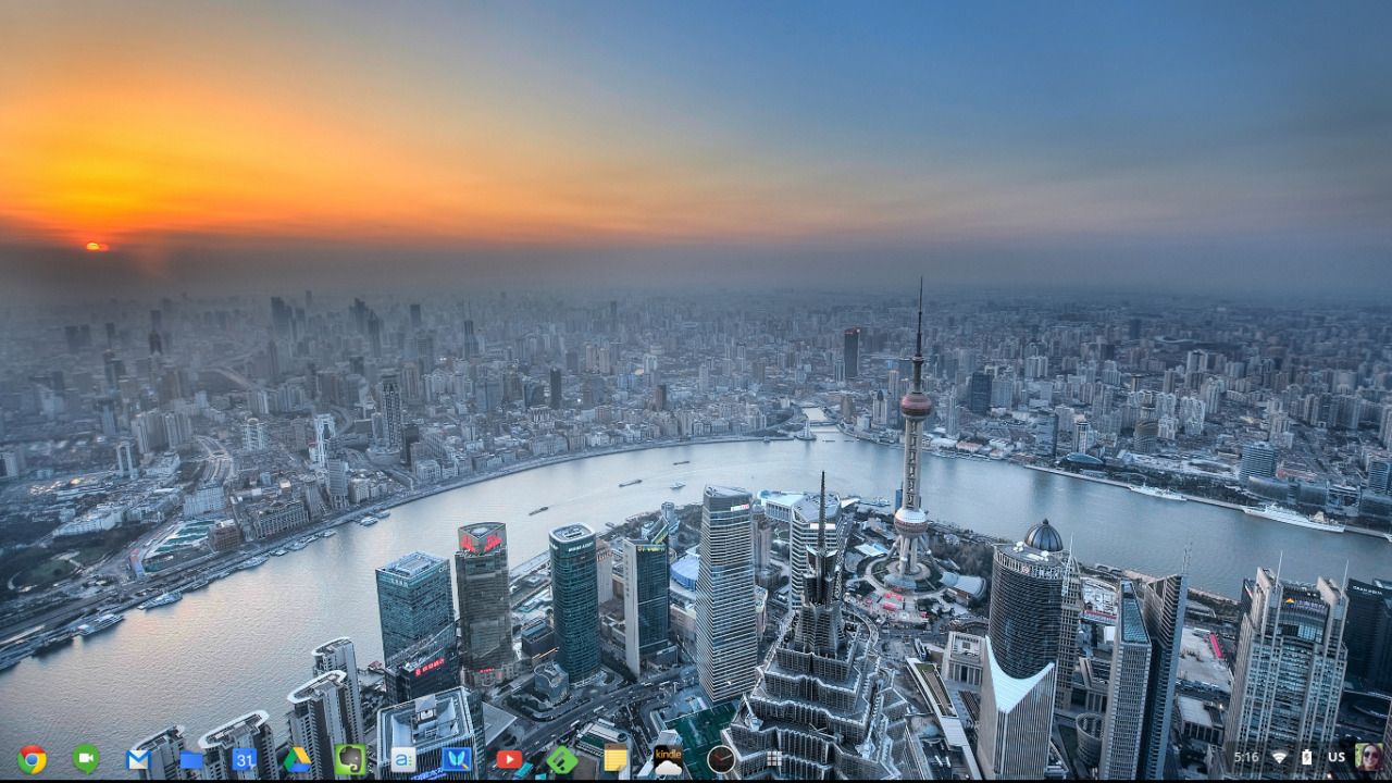 1280x720 My Chromebook Life — My wallpaper today - Shanghai, China