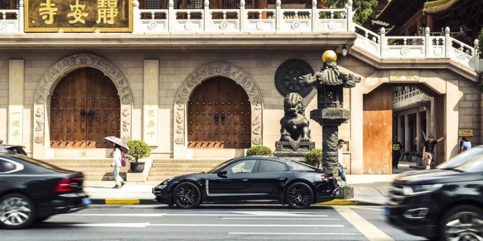 1920x1080 Porsche Taycan shows up in Shanghai at the Triple Demo Run