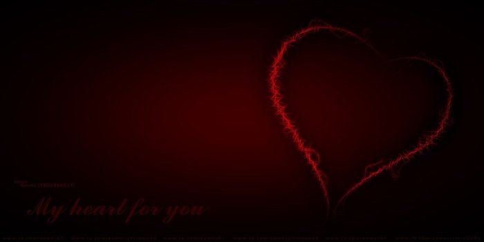 1920x1080 Black and Red Heart Wallpaper (61+ images)