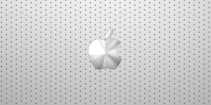 854x1590 Cool silver Apple logo | wallpaper.sc iPhone8