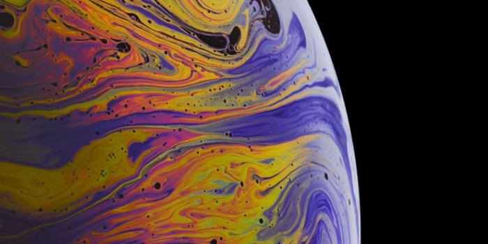 1440x2560 Wallpaper iPhone XS, silver, 4K, OS #20373