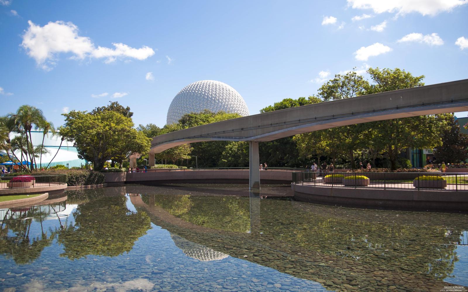 2880x1800 Epcot Monorail 12-13-2014 Wallpaper Background | Kicking Designs