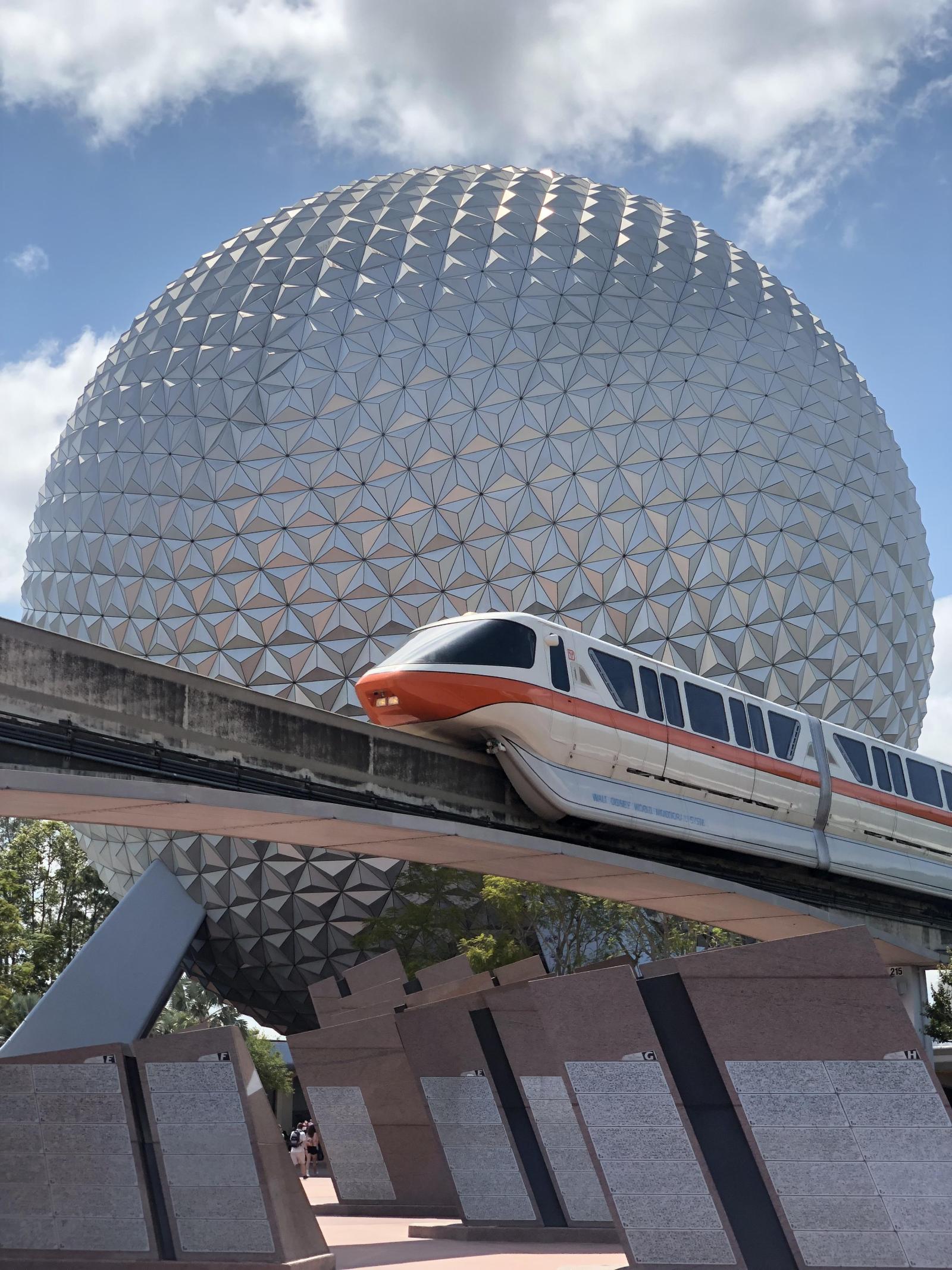 3024x4032 Got a great photo of the monorail passing through Epcot yesterday