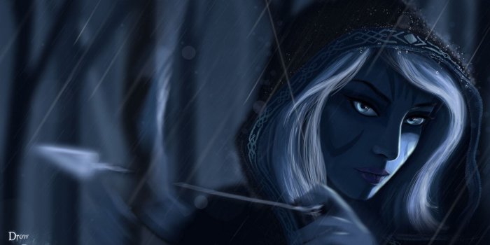 1600x900 Download wallpaper 1600x900 traxex, drow ranger, dota 2 widescreen