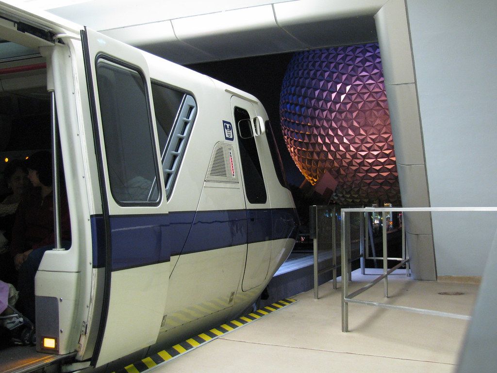 1024x768 EPCOT Center - Monorail Station | Joel Quirk