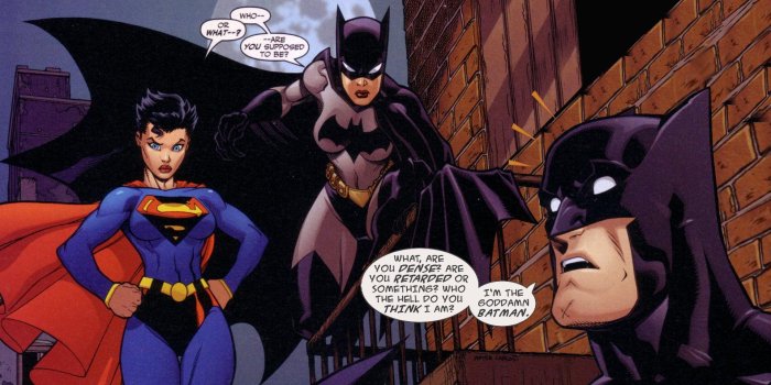 1920x1200 Batman, Goddamn Batman, DC Comics, funny, Batgirl, Supergirl