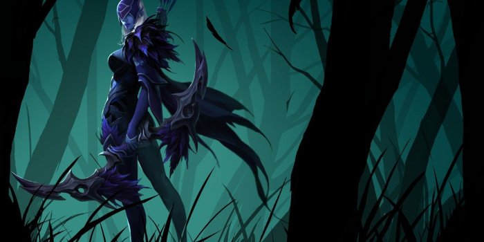 1332x850 Wallpaper Traxex, Drow Ranger, Carry, Trueshot Aura, Gust