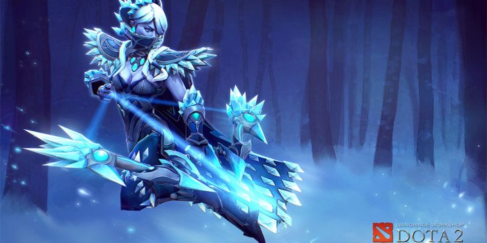 1600x900 Best Dota 2 Wallpaper: Drow Ranger [The Shadow of Ice Drow] DOTA 2