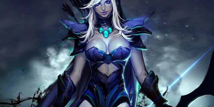 1600x1200 Dota 2 Heroes Drow Ranger Roles Carry Disabler Pusher Abilities