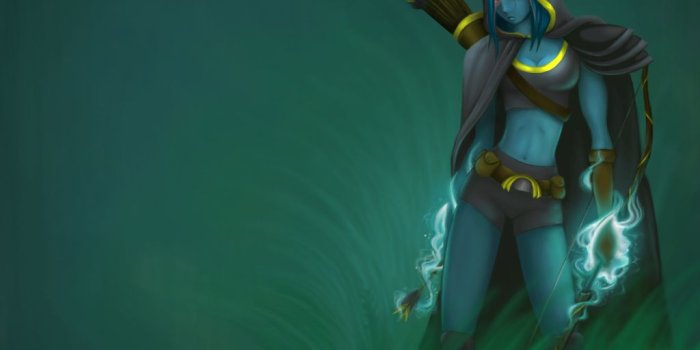 1024x768 drow ranger wallpaper - wallpaper | backgrounds | digital art