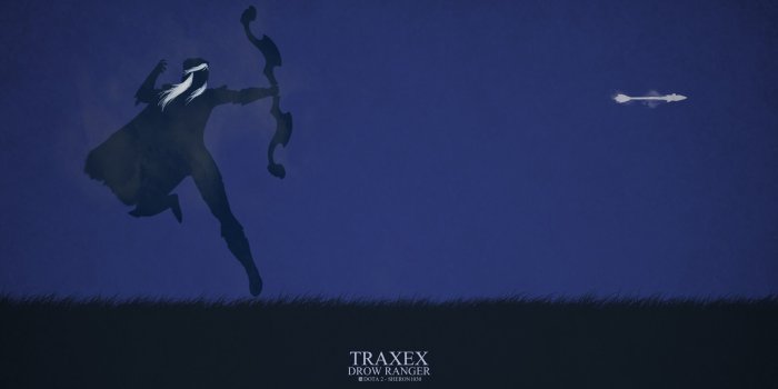 2560x1600 Dota 2 Game Drow Ranger Minimal 2560х1600 Wallpaper HD Dota 2