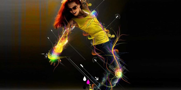 1600x1200 Girl In Dance Mood 3D Graphic | HD Dance and Music Wallpapers for