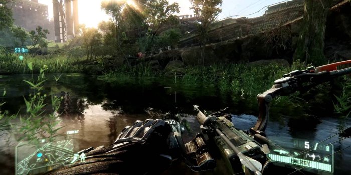 1920x1080 Crysis 3 Very High Settings GTX 680 SLI Maxed 1440P Resolution