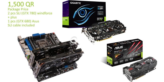 1920x1080 GTX 780 (2 pcs. SLI) + GTX 680 (1 pcs) | Qatar Living