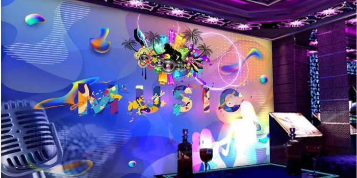 1028x883 3d wallpaper custom photo Cool fashion hot dance music muisc bar club ktv  wallpaper for walls 3 d