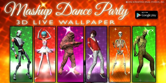 1280x720 Mashup Dance Party 3D Live Wallpaper for Android