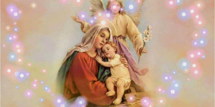 1062x797 69+] Mother Mary With Baby Jesus Wallpaper on WallpaperSafari