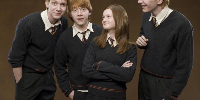 1920x1200 Ginny Weasley, Fred and George Weasley, Ronald Bilius (Ron) Weasley