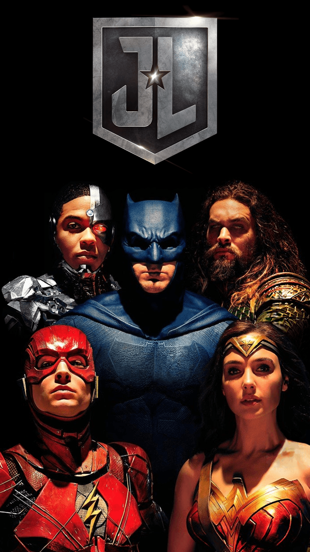 1080x1920 FANART: Justice League Phone Wallpaper from the new poster