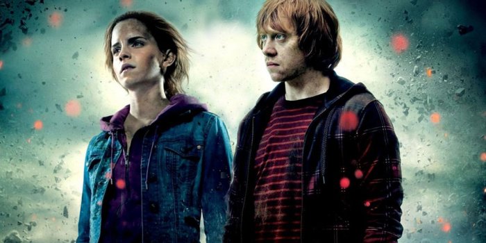 1600x900 Darkness, Ron Weasley, Film, Fun, Hermione Granger 16:9 HD+