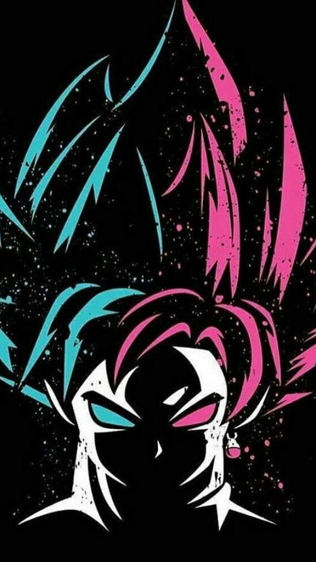 1080x1920 Black Goku Wallpaper iPhone | iPhoneWallpapers | Dragon ball, Goku