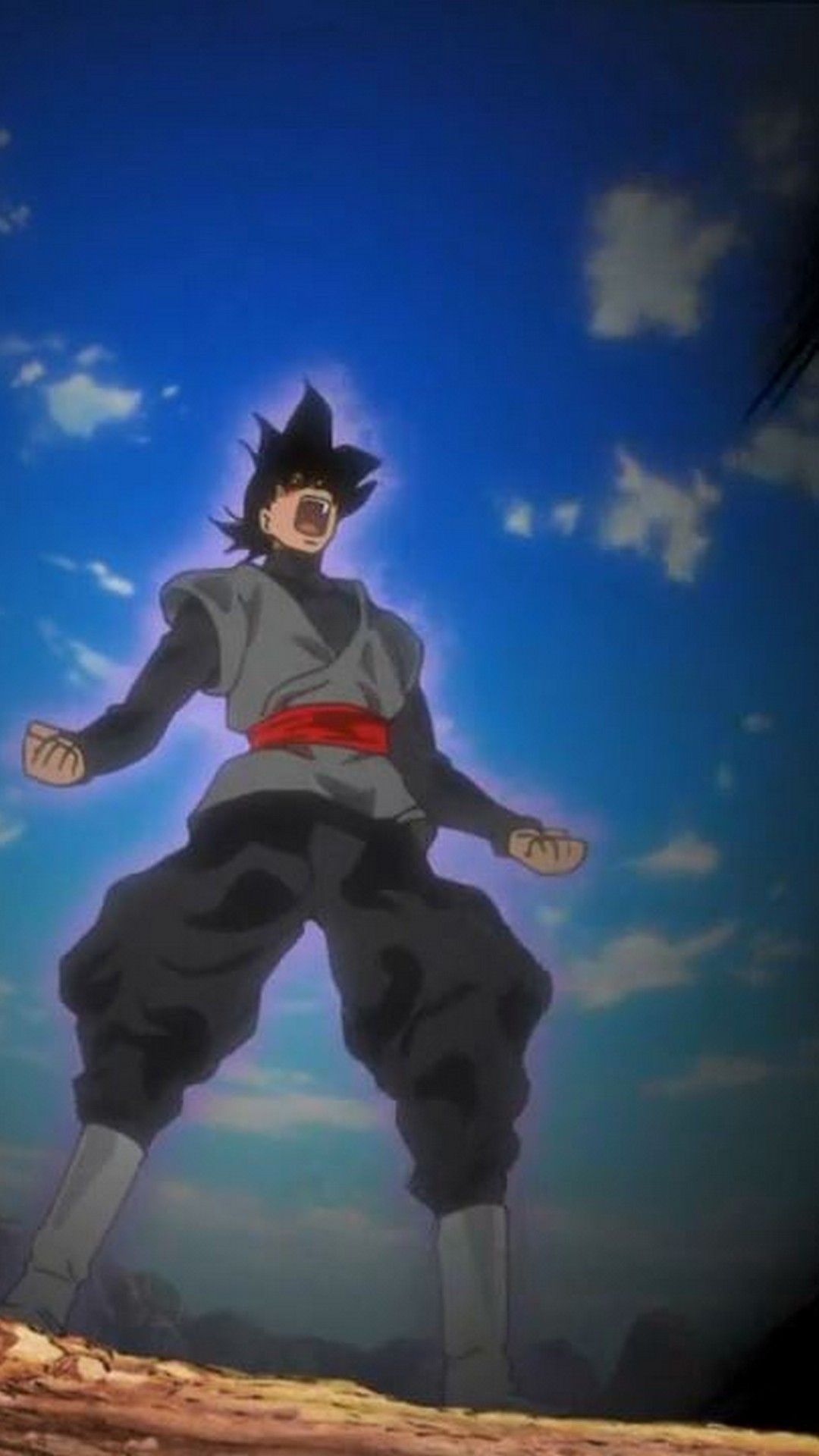 1080x1920 iPhone Wallpaper Black Goku | 2019 3D iPhone Wallpaper