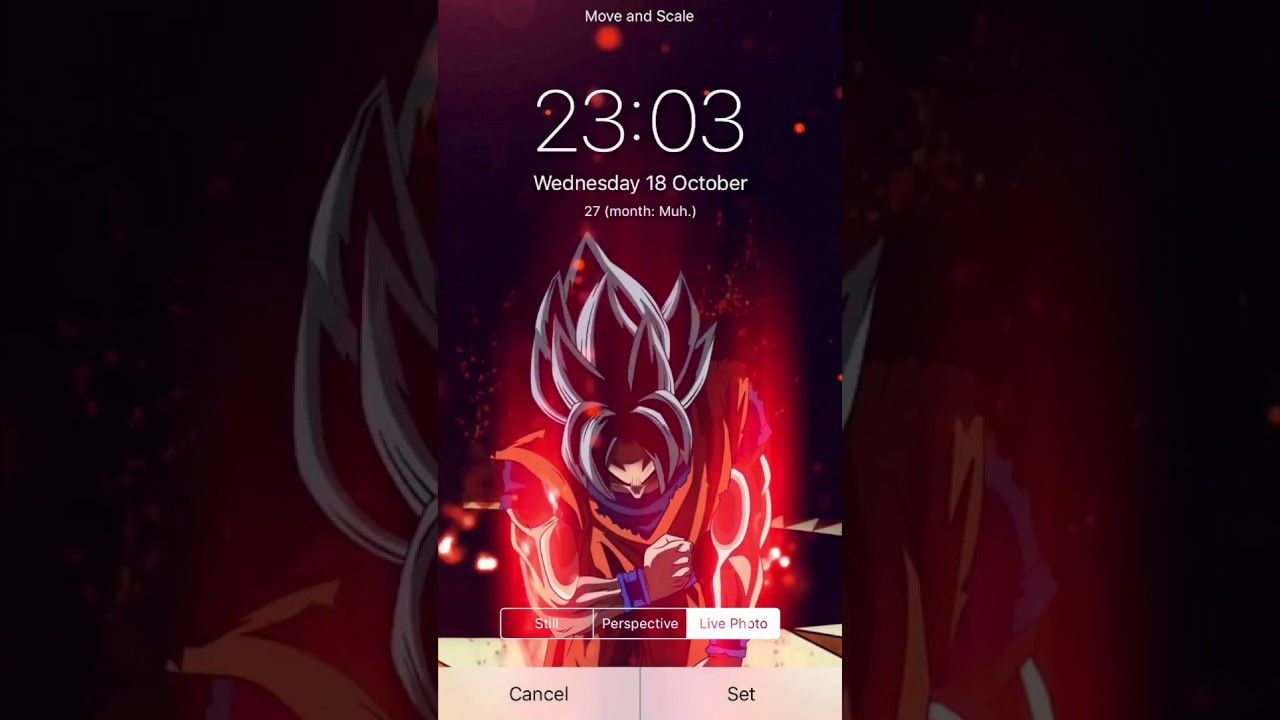 1280x720 iPhone - Goku live wallpapers !! Check description !!