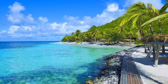 1280x1024 Petit St. Vincent Islands From Paradise Caribbean Beach Turquoise