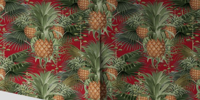 1100x1318 Pineapple Harvest Wallpaper, Kingdom Home | Milton & King