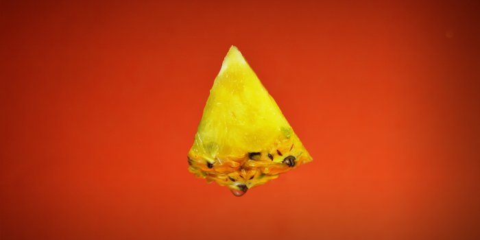 6016x4000 Sliced Pineapple With Orange Background - Free Stock Photo, Image