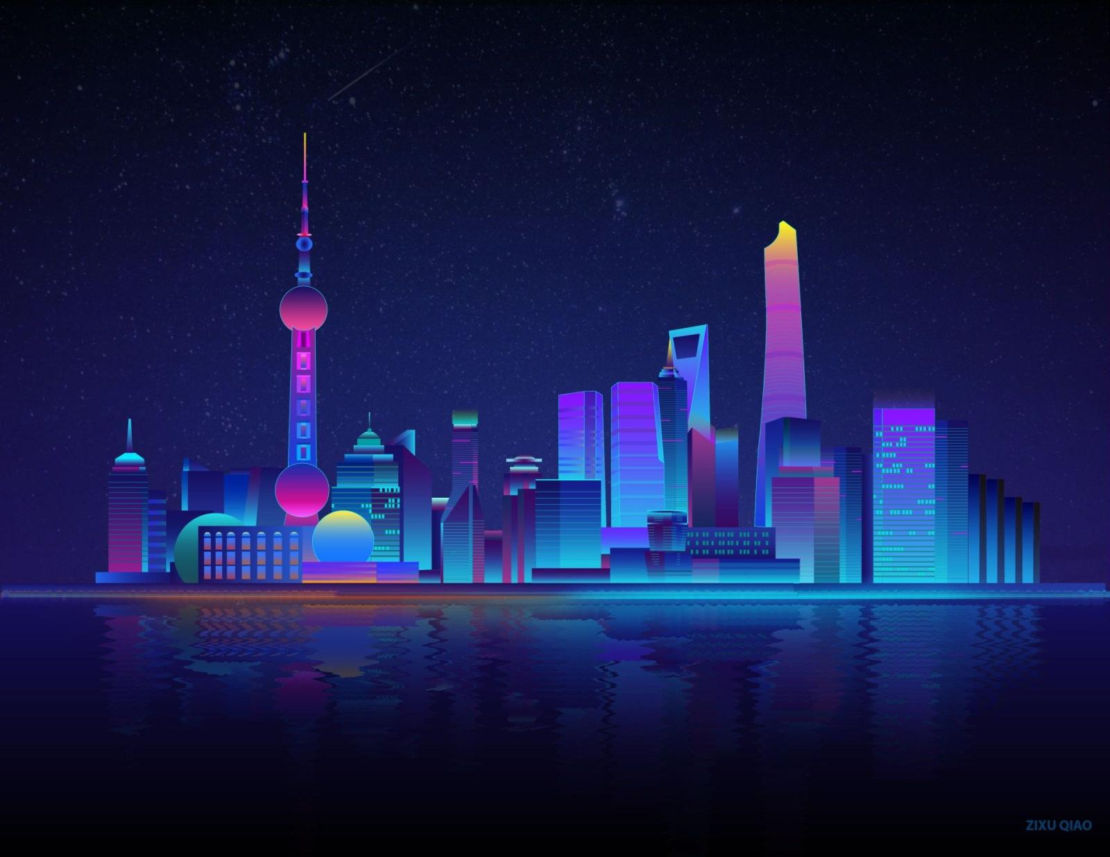 1920x1484 Cityscape skyline - HD Wallpapers