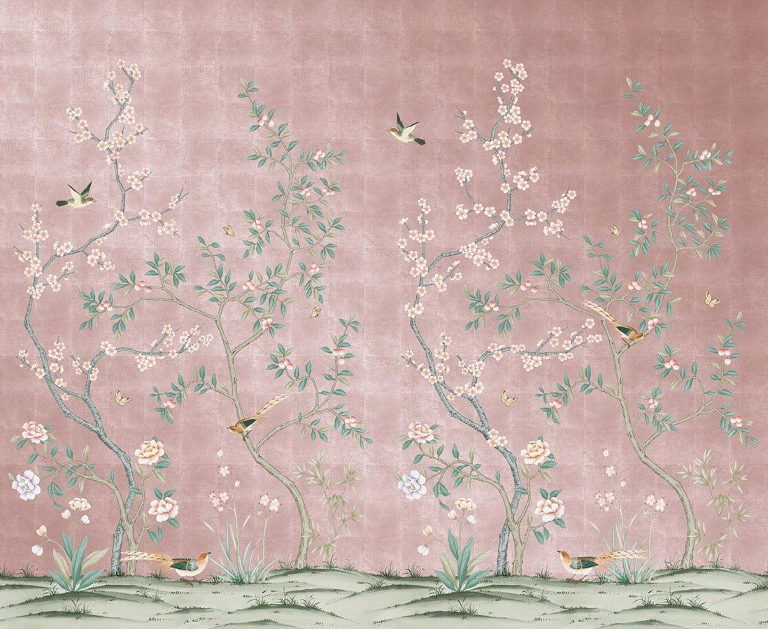 1098x900 Affordable Temporary Chinoiserie Wallpaper - Vogue