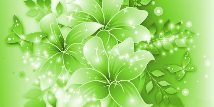 1920x1080 3y45: Green Flowers Wallpapers HD Pictures One HD Wallpaper Pictures