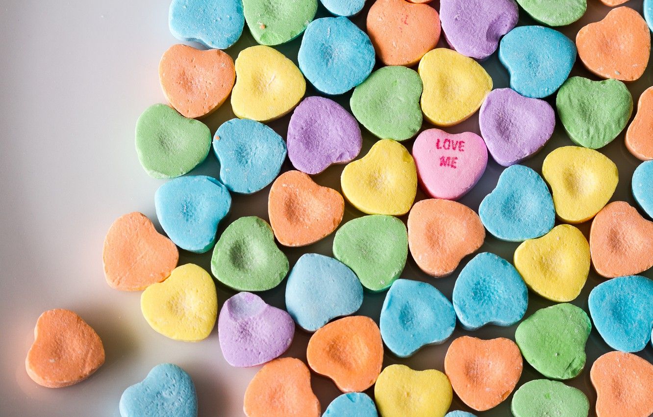 1332x850 Wallpaper Desperate Hearts, Love me, candy hearts images for desktop