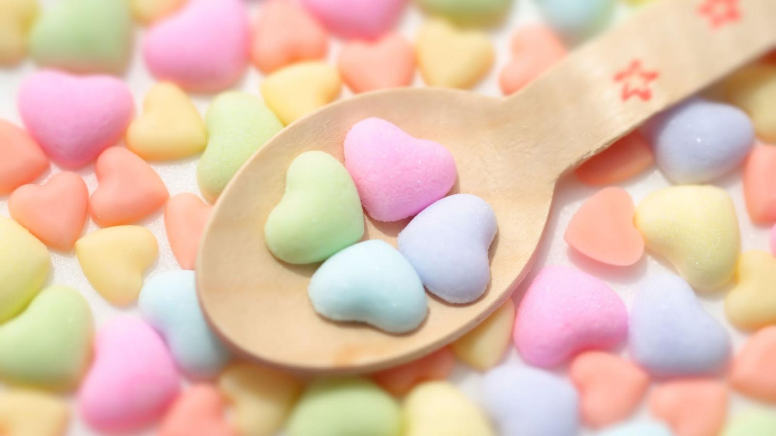 2560x1440 Candy Hearts Wallpaper Background 65329 2560x1440px